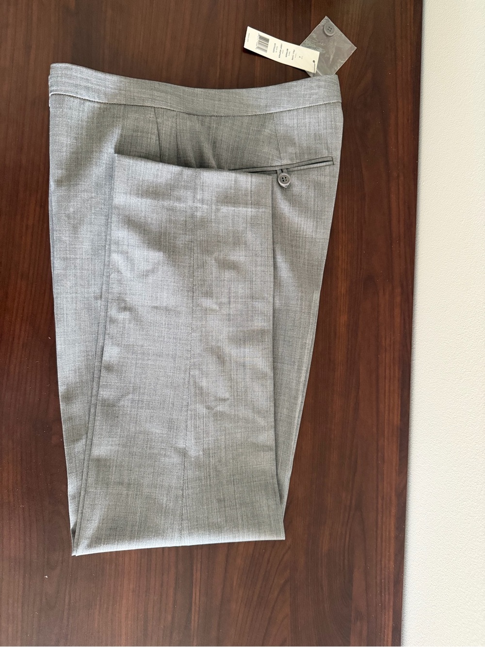 Theory Light Heather Gray Dress Pants